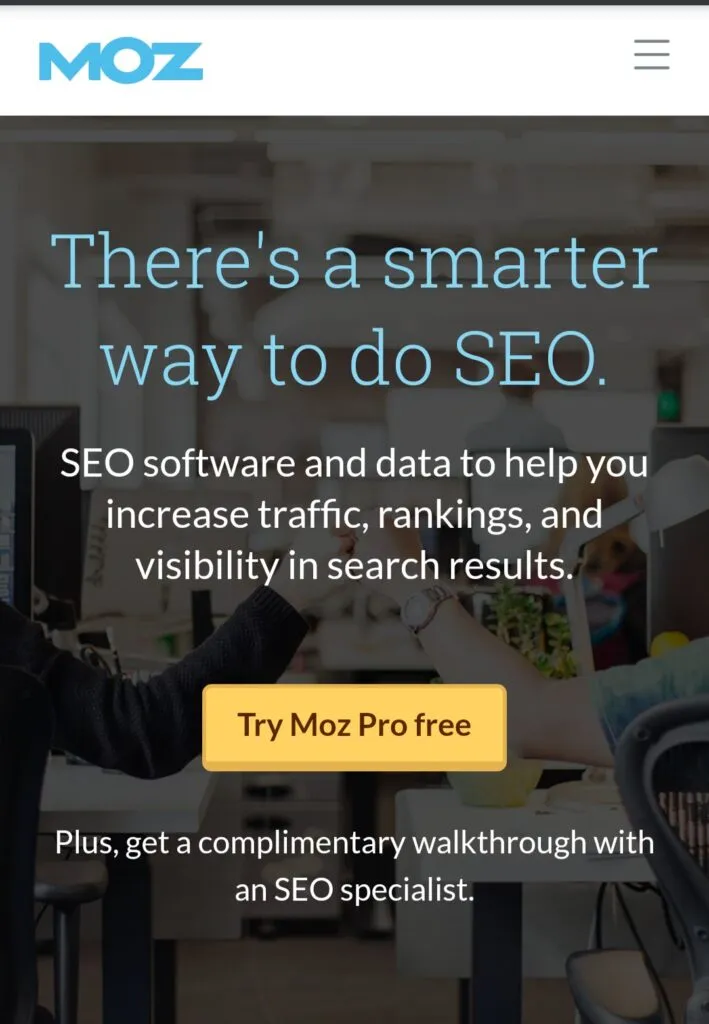 Moz - best SEO softwares