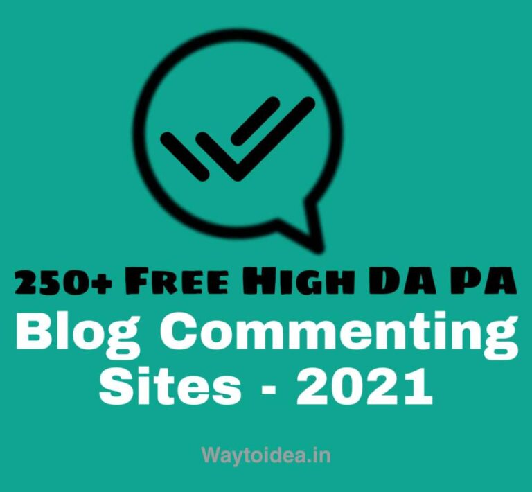Blog commenting sites list High DA PA 2021